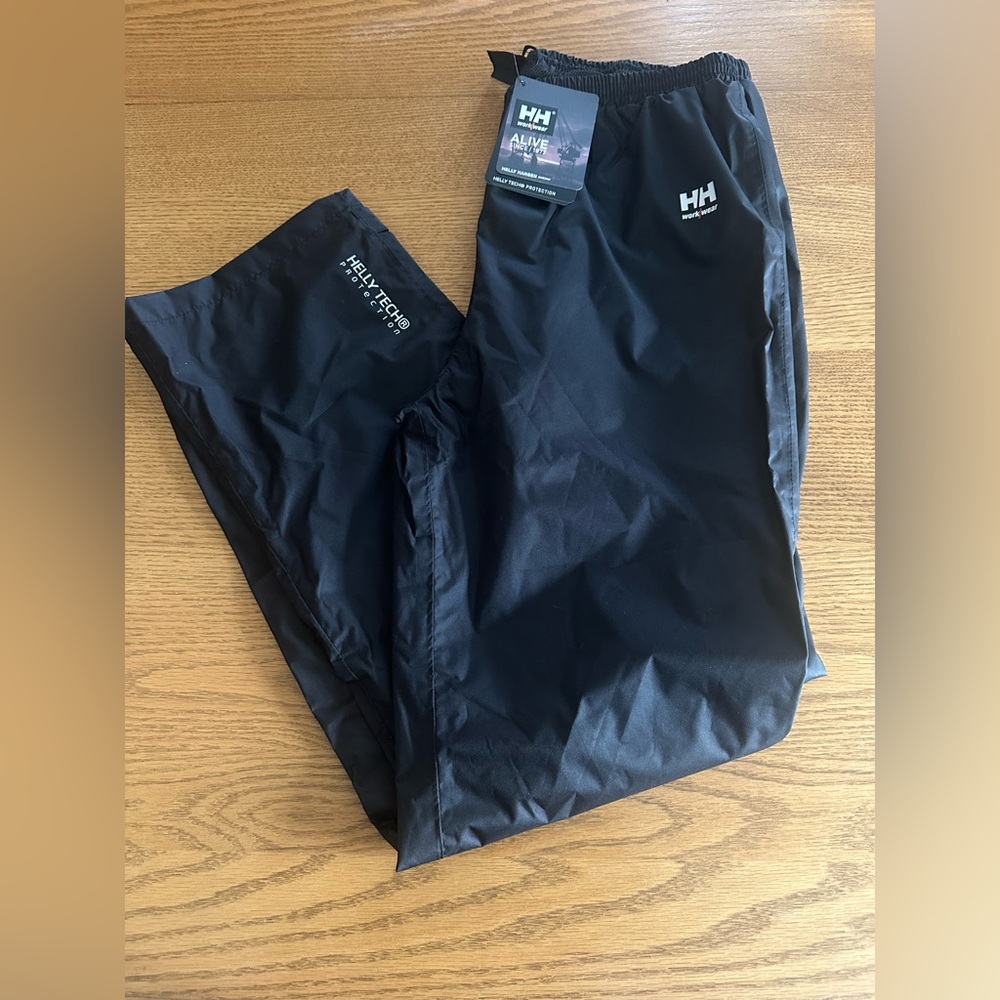 Helly Hansen Men's Black Waterproof Rain Pants